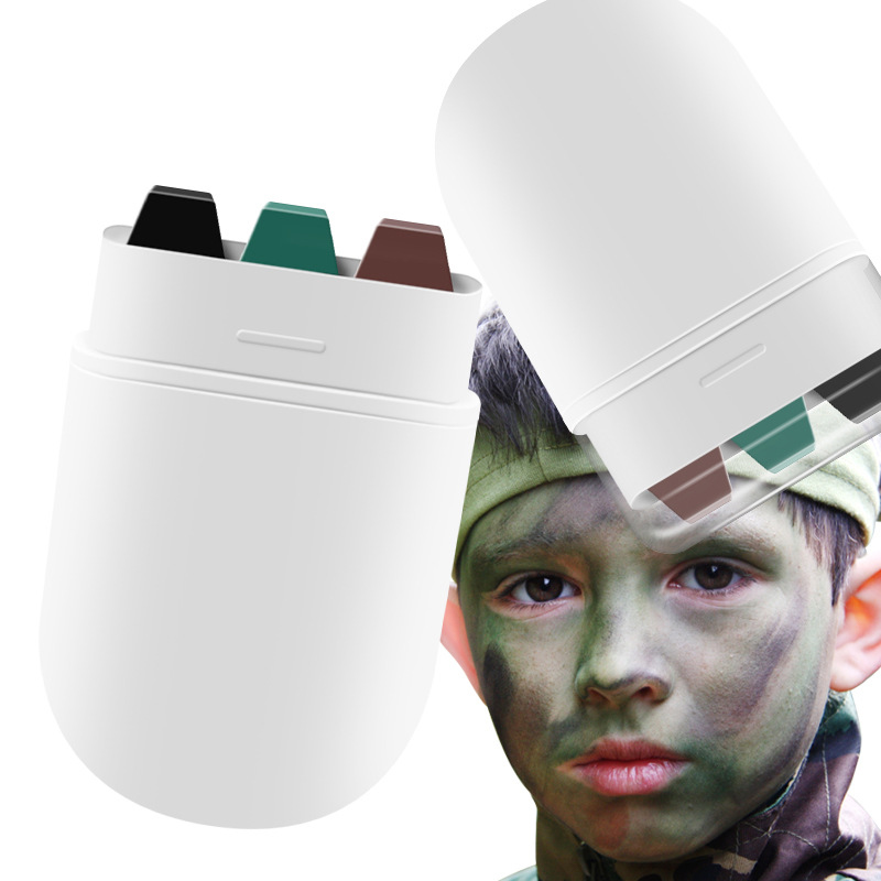 Camo Face Paint - Pensil Cat Warna Kamuflase Baru Perlengkapan