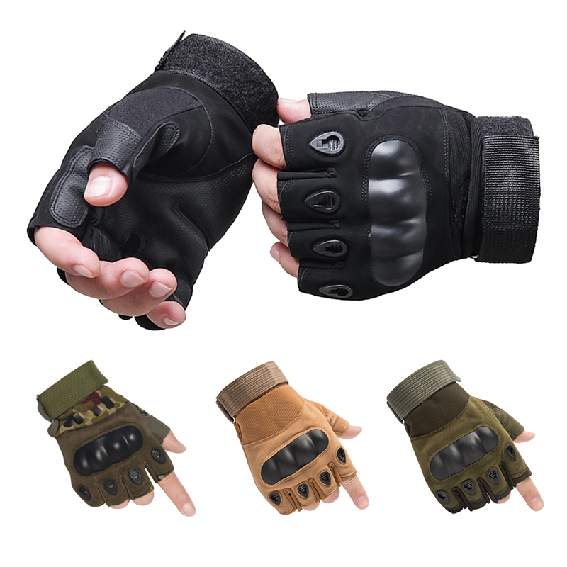 Outdoor Hunting Gloves - Sarung Tangan Setengah Jari Taktis Luar
