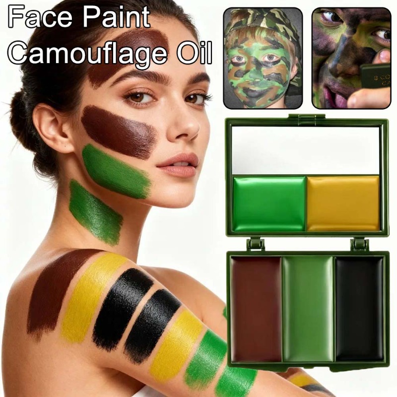 Camo Face Paint - Peralatan Lapangan Cs Luar Ruangan Taktis
