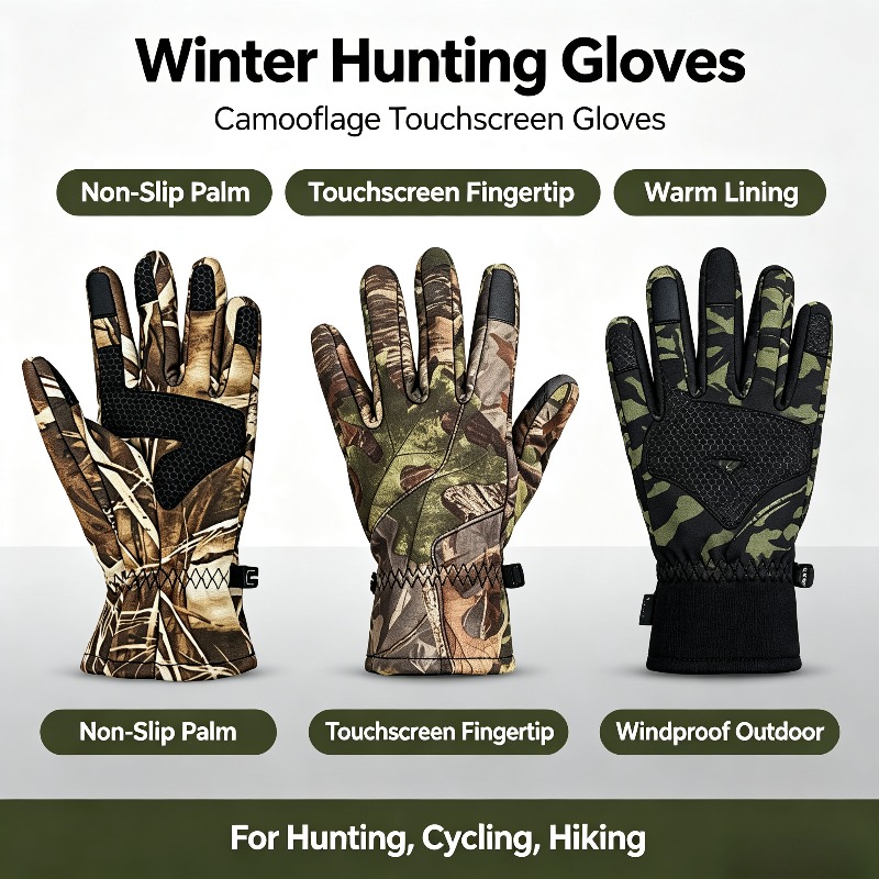 Outdoor Hunting Gloves - Sarung Tangan Berburu Anti-Selip untuk Olahraga
