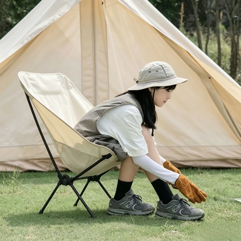 Outdoor Hunting Chair - Kursi Berkemah Lipat Ringan Portabel dengan