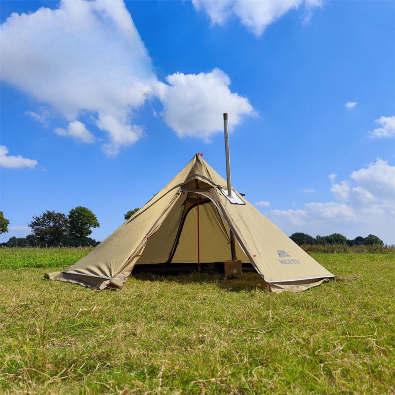 Hunting Camp Outdoor Supplies - Tenda Piramida Besar untuk Berkemah Musim