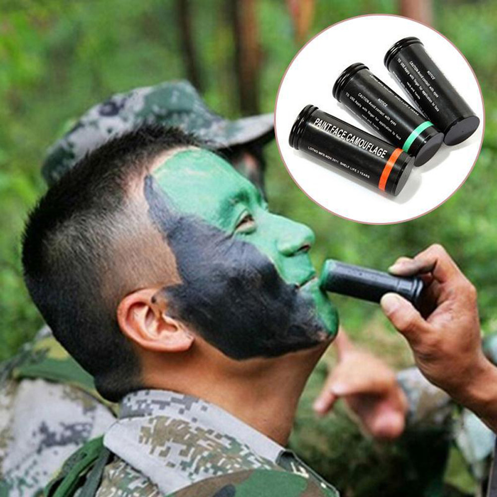Camo Face Paint - 3 Buah Kit Cat Wajah Camo
