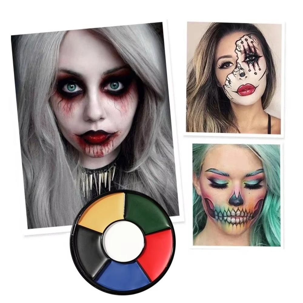 Kit Rias Wajah 6 Warna, Palet  - Camo Face Paint ulasan dan harga