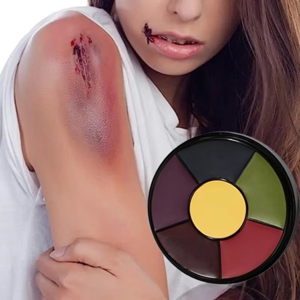 Kit Rias Wajah 6 Warna, Palet  - Camo Face Paint ulasan dan harga