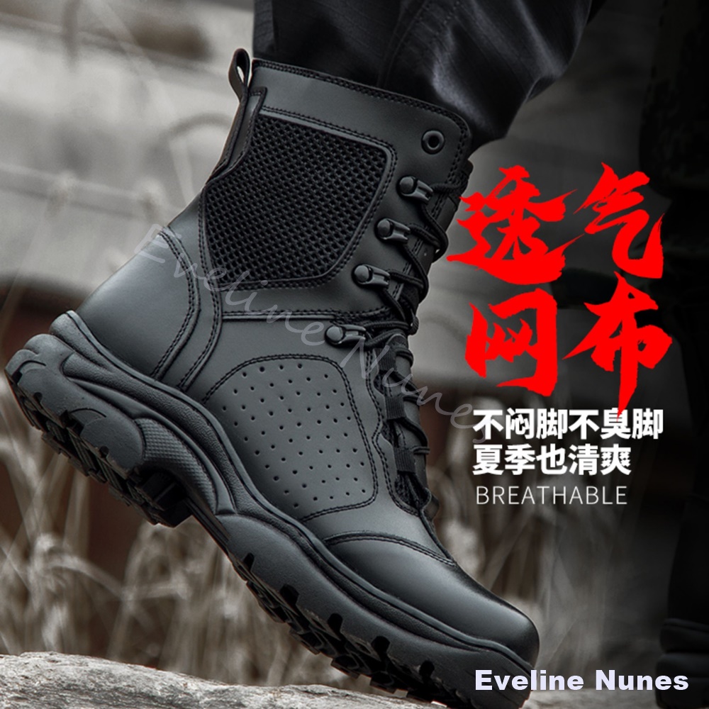 Sepatu Bot Tempur Taktis Mesh  - Hunting Boot Insole ulasan dan harga