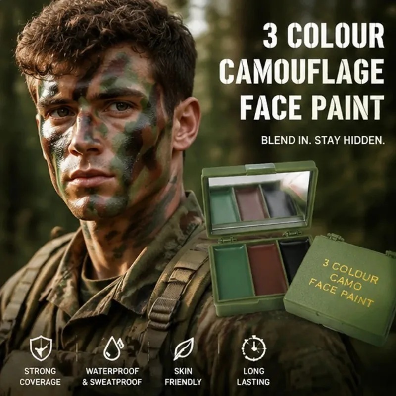 Peralatan Lapangan Cs Luar Rua - Camo Face Paint ulasan dan harga