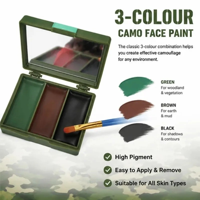 Peralatan Lapangan Cs Luar Rua - Camo Face Paint ulasan dan harga