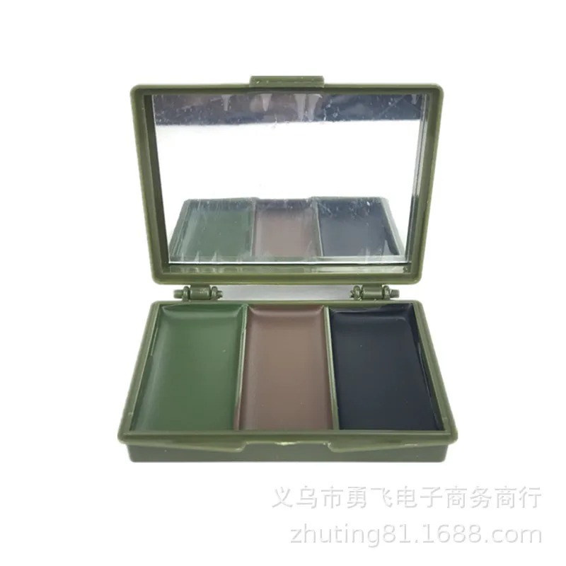 Set cat wajah kamuflase, 3 war - Camo Face Paint ulasan dan harga