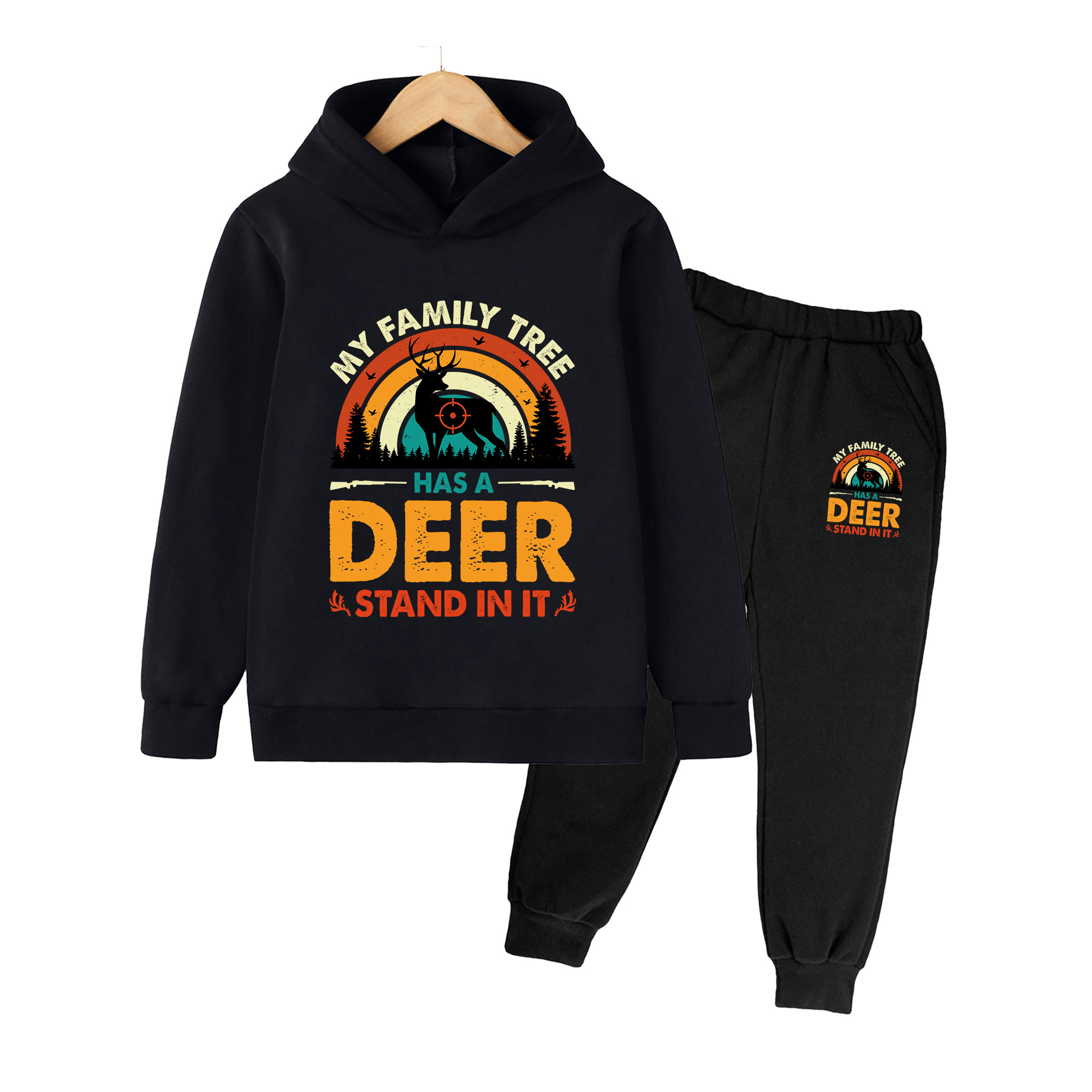 Setelan Hoodie & Celana Olahra - Outdoor Hunting Hoodie ulasan dan harga