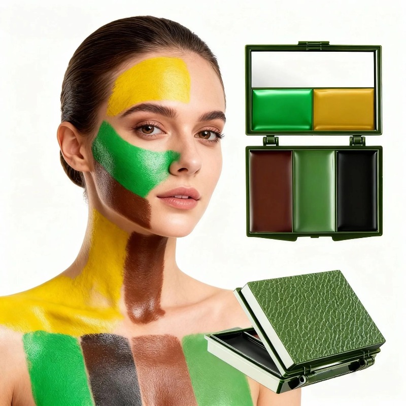 3 Warna Kamuflase Lukisan Waja - Camo Face Paint ulasan dan harga