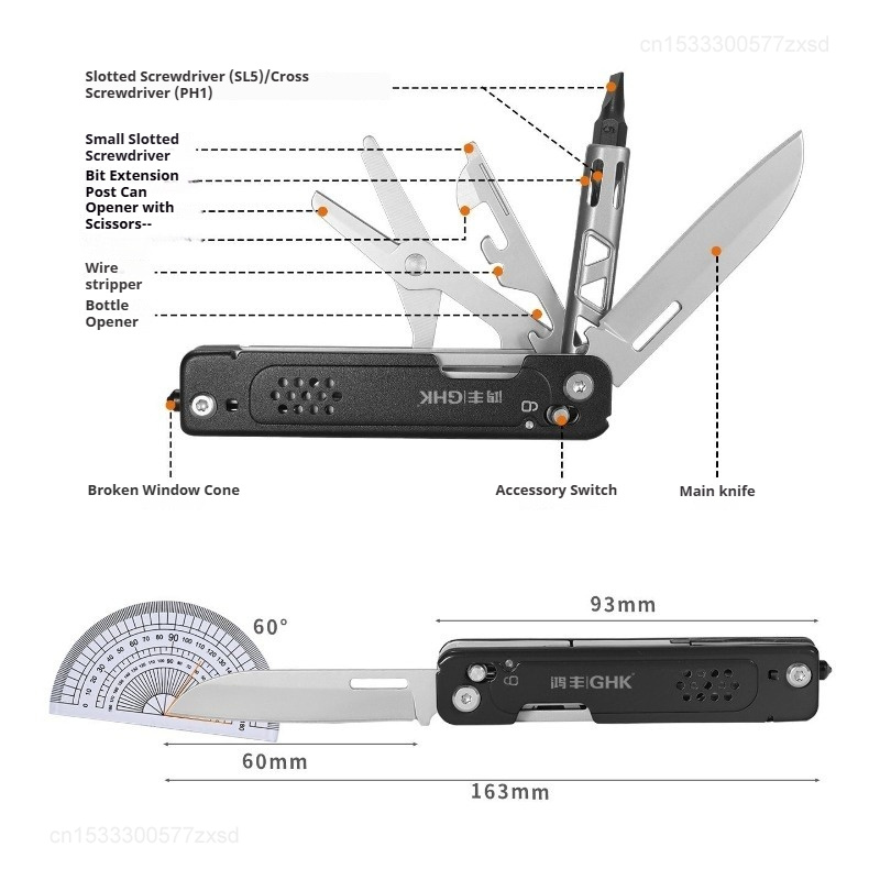 GRAND HARVEST Alat Multifungsi - Hunting Camp Outdoor Supplies ulasan dan harga