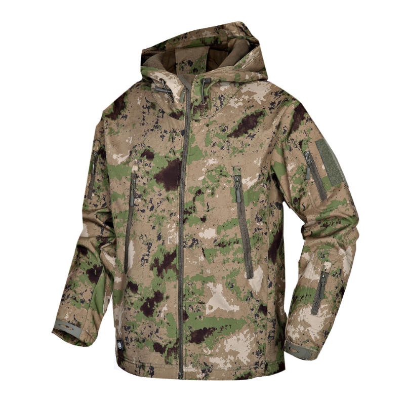 Jaket Soft Shell Kulit Hiu TAD - Outdoor Hunting Hoodie ulasan dan harga