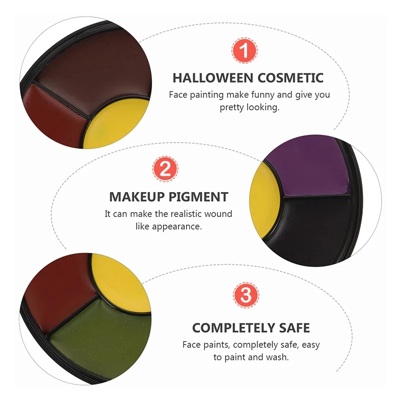 Palet Cat Wajah Minyak 6 Warna - Camo Face Paint ulasan dan harga