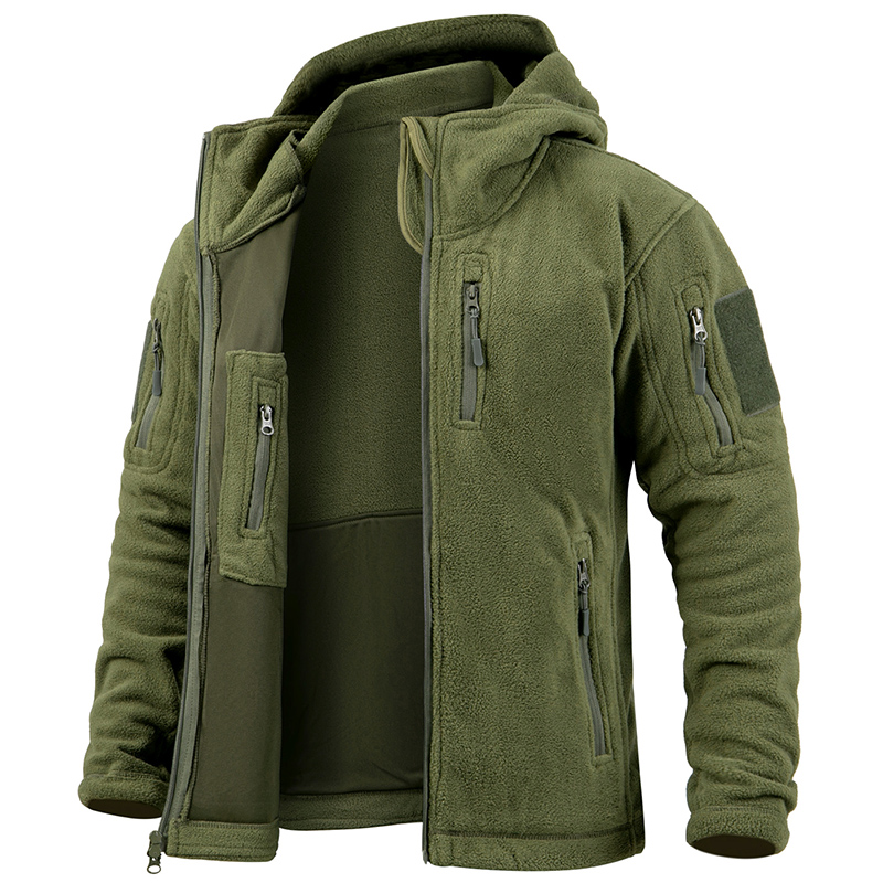 Jaket Fleece Taktis Pria Musim - Outdoor Hunting Hoodie ulasan dan harga