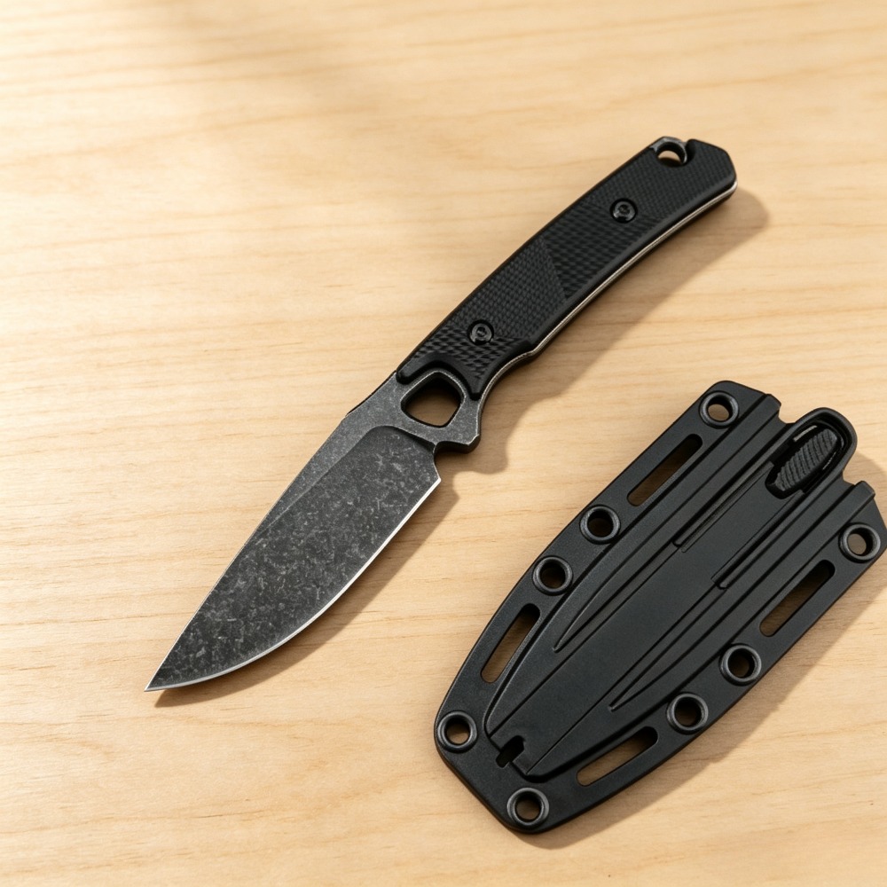 2048 Pisau Lurus EDC, Gagang S - Knife Hunting Fixed Blade ulasan dan harga