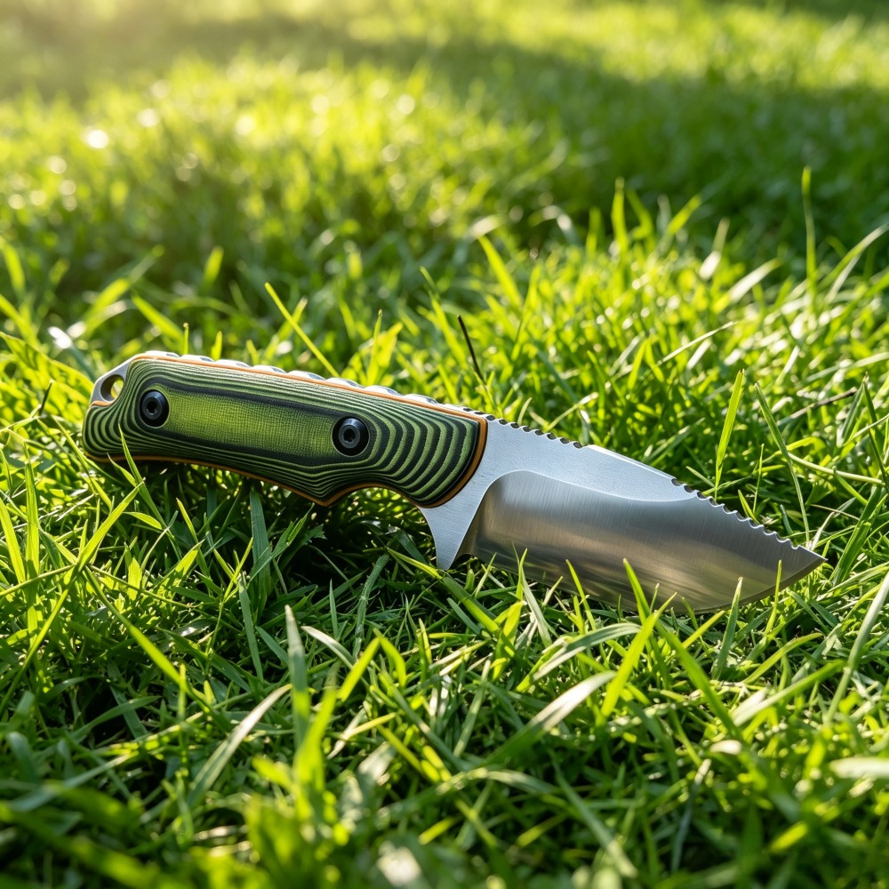 15017 Pisau Pemotong Lurus unt - Knife Hunting Fixed Blade ulasan dan harga