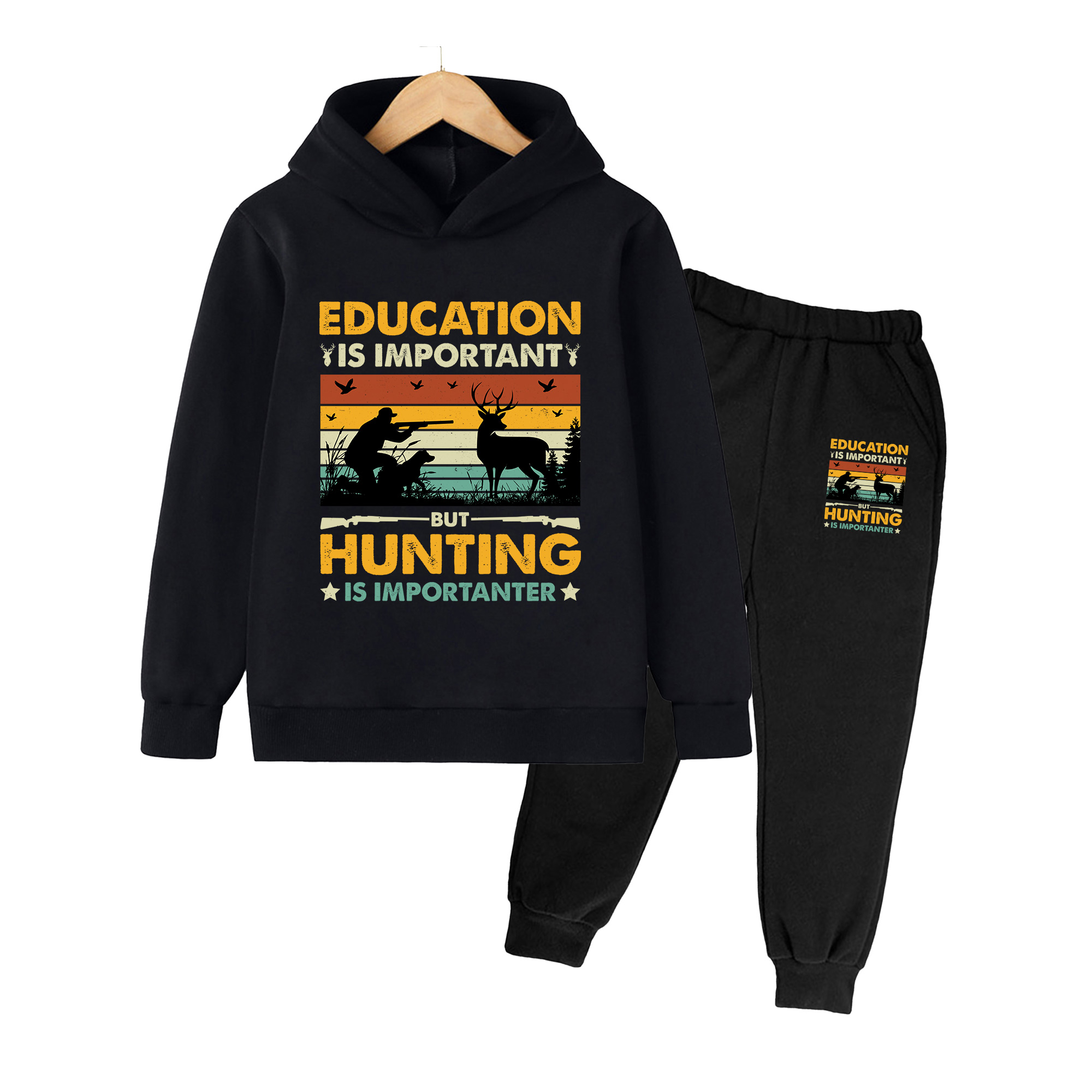 Setelan Hoodie & Celana Olahra - Outdoor Hunting Hoodie ulasan dan harga