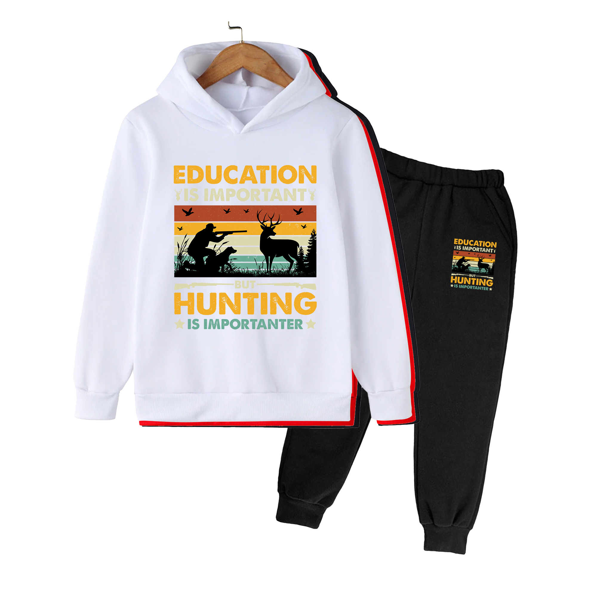 Setelan Hoodie & Celana Olahra - Outdoor Hunting Hoodie ulasan dan harga