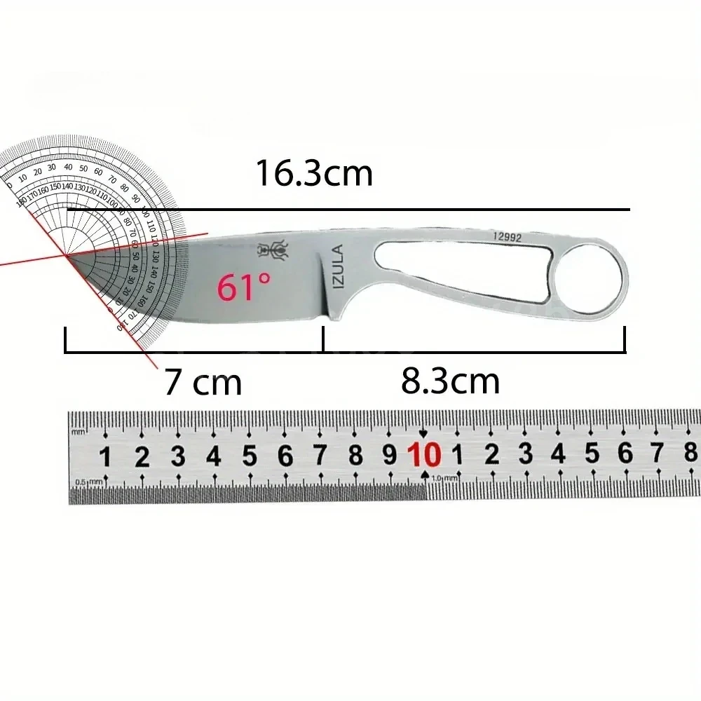 Ganzo G6803 Model 8CR14 Pisau  - Knife Hunting Fixed Blade ulasan dan harga