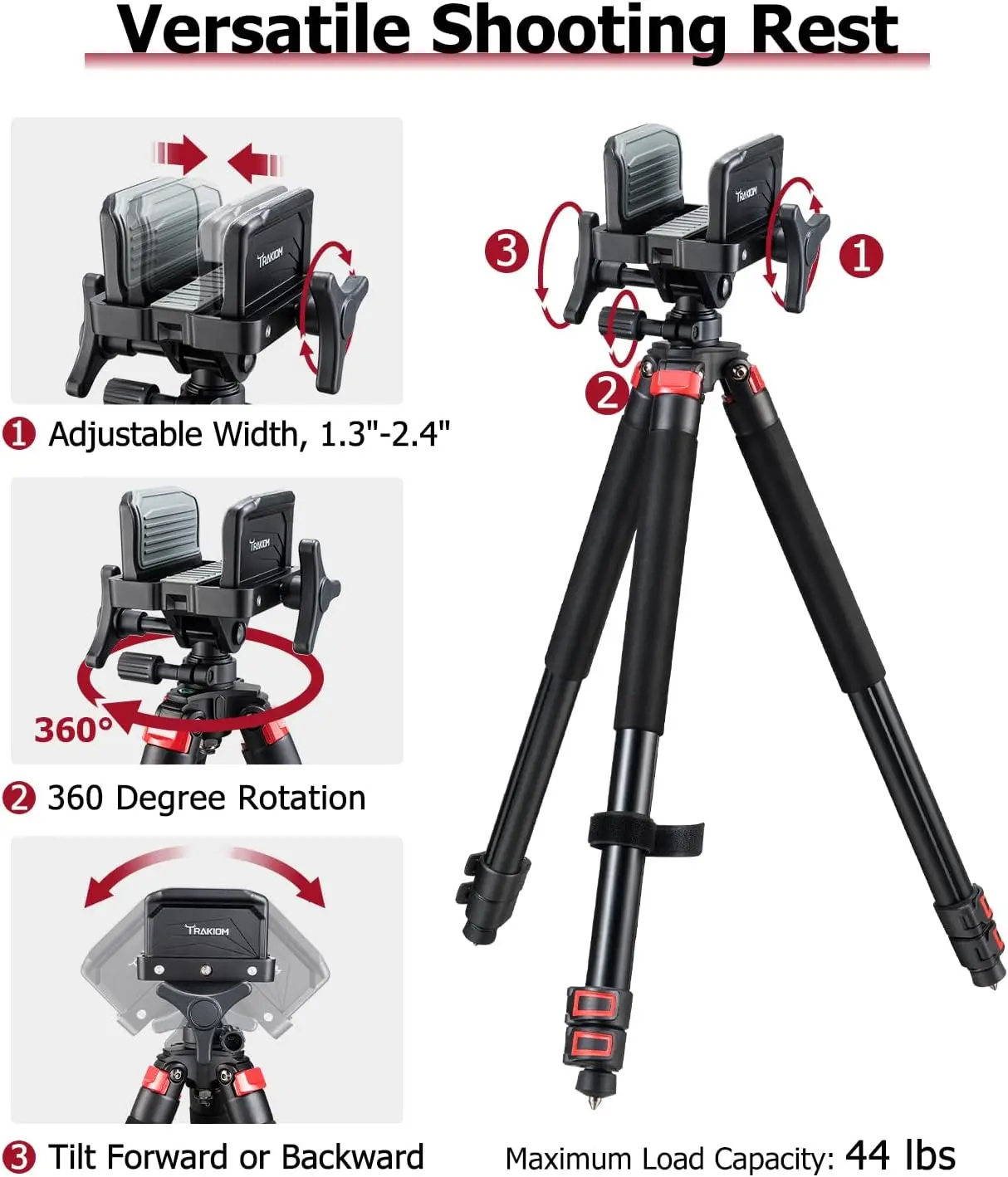 Tripod Rangka Serat Karbon Rin - Outdoor Hunting Tv ulasan dan harga