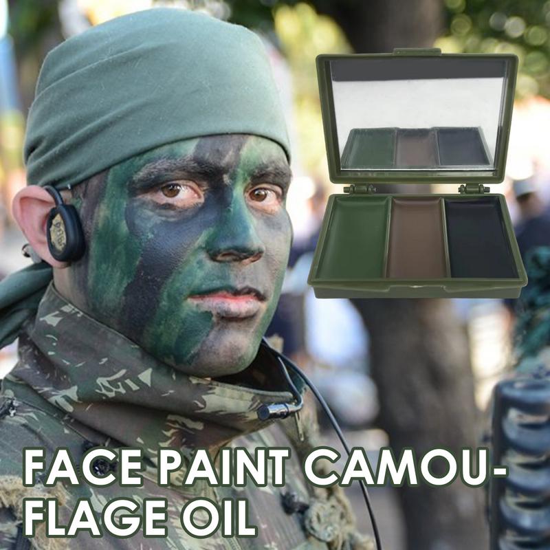 3 warna penggemar tentara CS m - Camo Face Paint ulasan dan harga
