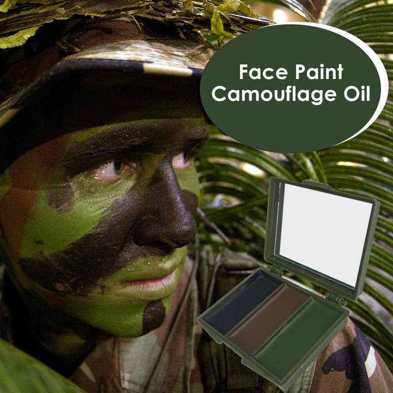 3 warna penggemar tentara CS m - Camo Face Paint ulasan dan harga