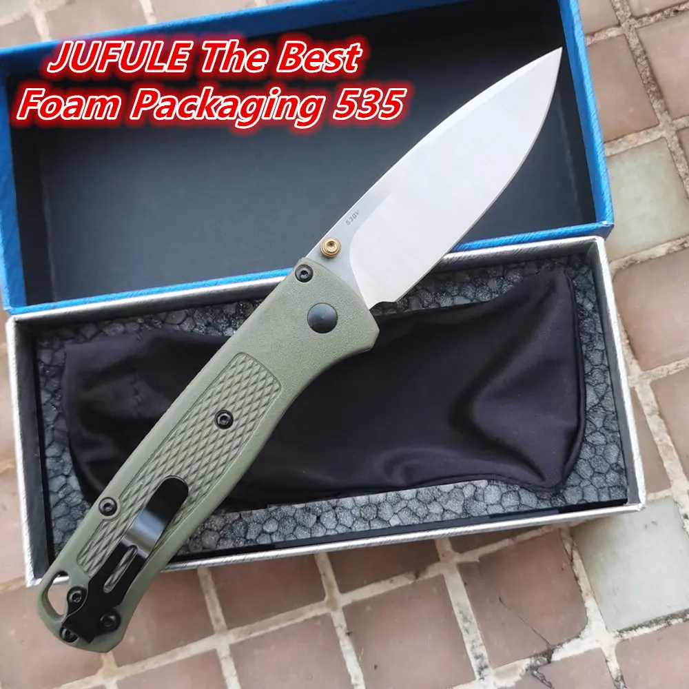 JUFULE kotak keras busa terbai - Knife Hunting Fixed Blade ulasan dan harga